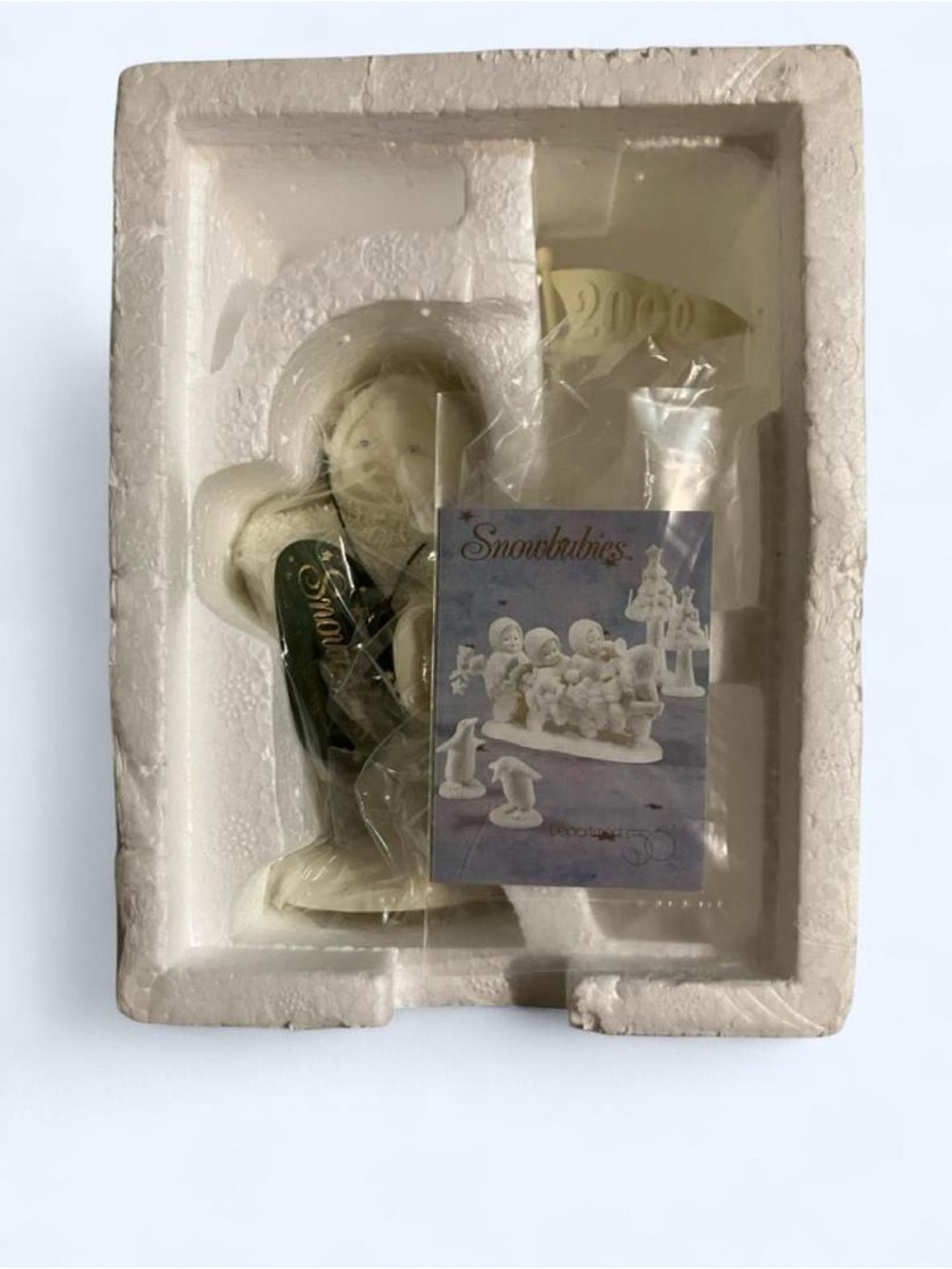 Department 56 Snowbabies White and Cream Figurine Set